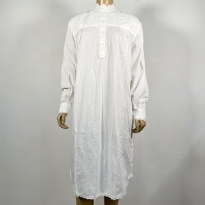 Hand Embroidered Papy Boez Women’s NWT Size M/L 100% Cotton Dress Vintage